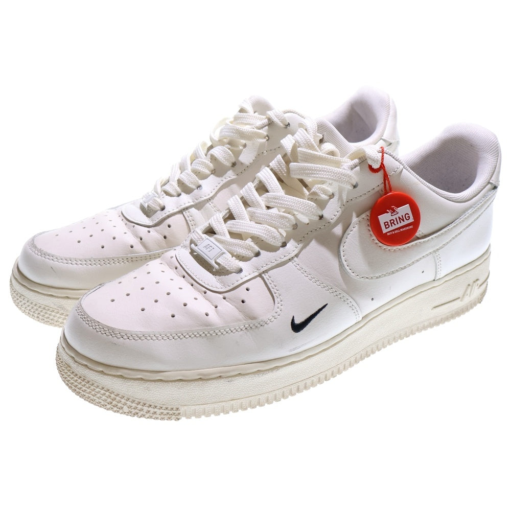 NIKE(ナイキ) WMNS AIR FORCE 1 '07 ESS SAIL HF1058-133 エアフォース1 07 エッセンシャル セイル ローカットスニーカー US10.5/27.5cm ホワイト レディース
