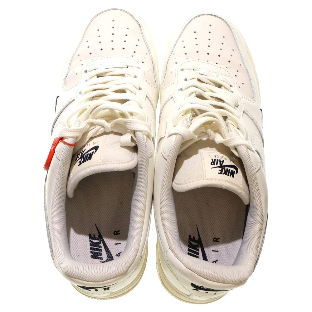 NIKE(ナイキ) WMNS AIR FORCE 1 '07 ESS SAIL HF1058-133 エアフォース1 07 エッセンシャル セイル ローカットスニーカー US10.5/27.5cm ホワイト レディース