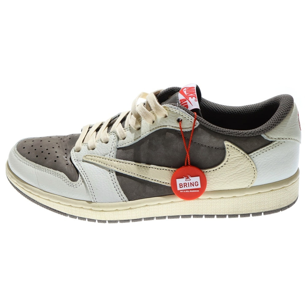 NIKE(ナイキ) ×TRAVIS SCOTT AIR JORDAN 1 LOW OG REVERSE MOCHA DM7866-162 トラヴィススコット エアジョーダン1 ローカットスニーカー シューズ US8.5/26.5cm