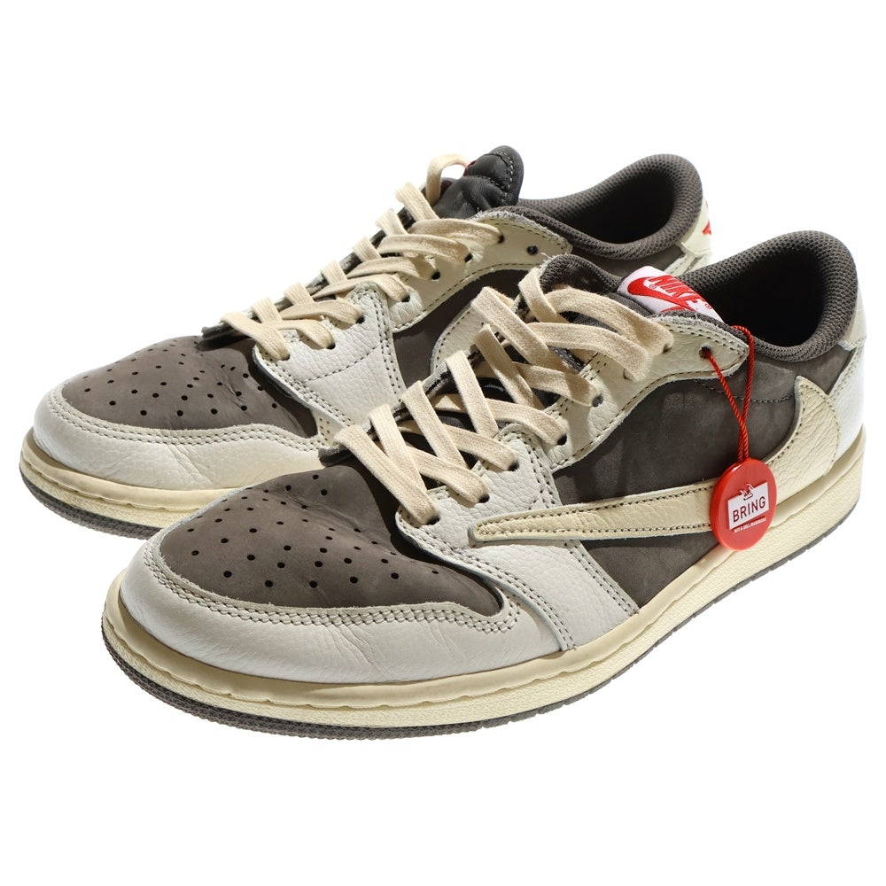 NIKE(ナイキ) ×TRAVIS SCOTT AIR JORDAN 1 LOW OG REVERSE MOCHA DM7866-162 トラヴィススコット エアジョーダン1 ローカットスニーカー シューズ US8.5/26.5cm