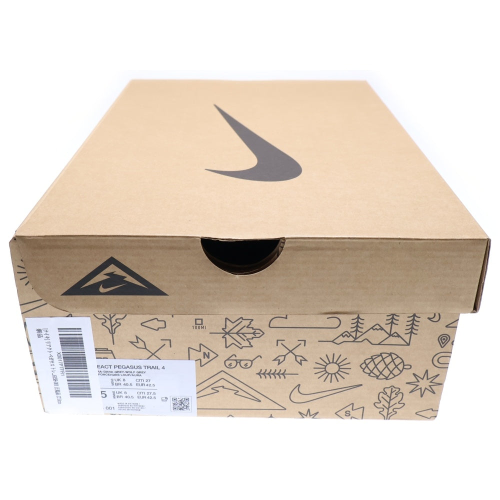 NIKE(ナイキ) REACT PEGASUS TRAIL 4 DJ6158-001 リアクト ペガサス トレイル ローカットスニーカー US9/27.0cm ブラック