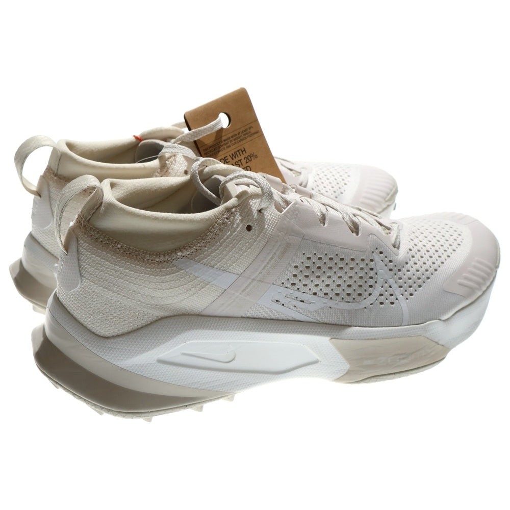 NIKE(ナイキ) ZOOMX ZEGAMA TRAIL DH0623-004 ズームX ゼガマ トレイル ローカットスニーカー US8.5/26.5cm ホワイト