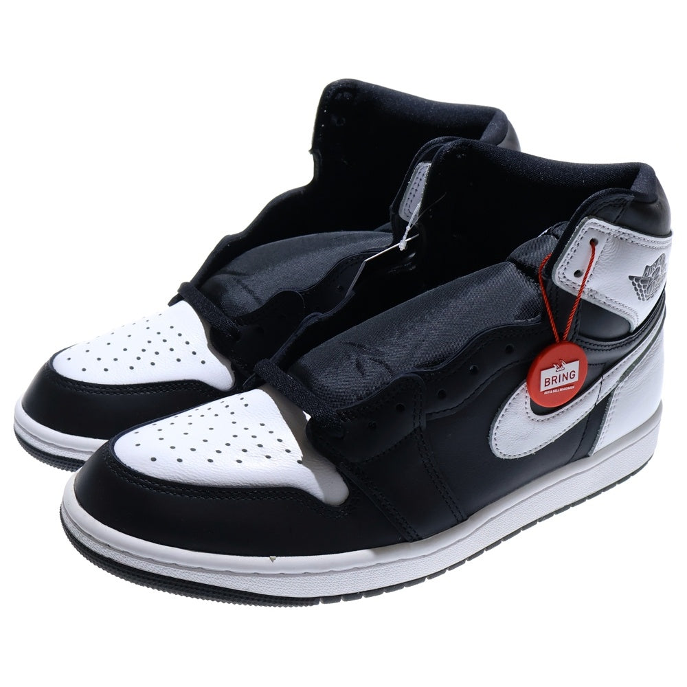 NIKE(ナイキ) AIR JORDAN 1 RETRO HIGH OG DZ5485-010 エアジョーダン1 レトロ OG ハイカットスニーカー シューズ US10.5/28.5cm ブラック/ホワイト