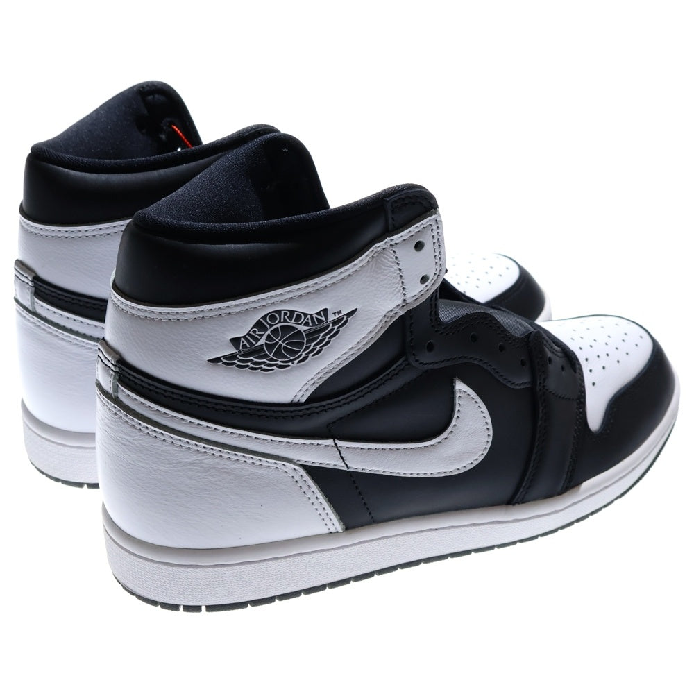 NIKE(ナイキ) AIR JORDAN 1 RETRO HIGH OG DZ5485-010 エアジョーダン1 レトロ OG ハイカットスニーカー シューズ US10.5/28.5cm ブラック/ホワイト