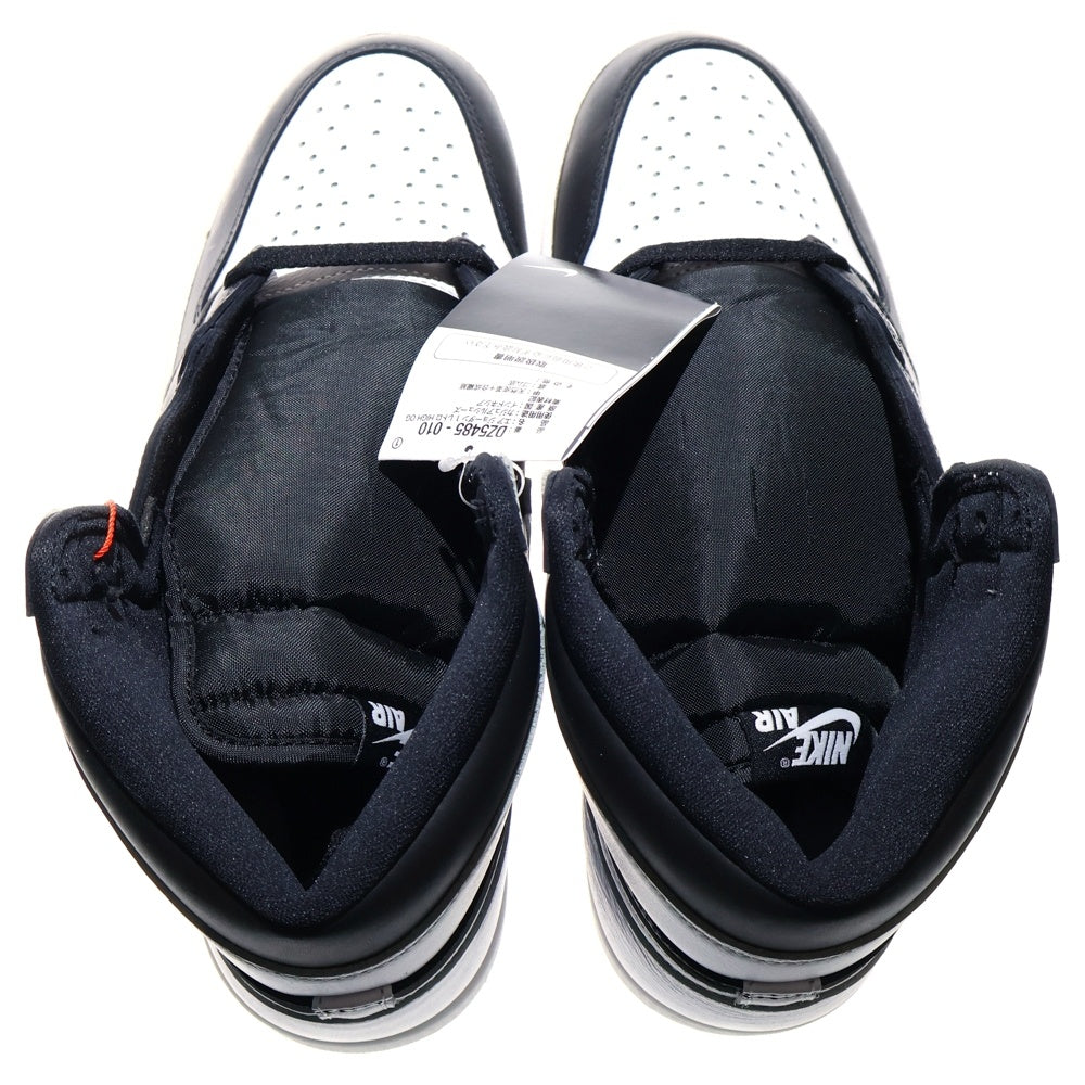 NIKE(ナイキ) AIR JORDAN 1 RETRO HIGH OG DZ5485-010 エアジョーダン1 レトロ OG ハイカットスニーカー シューズ US10.5/28.5cm ブラック/ホワイト