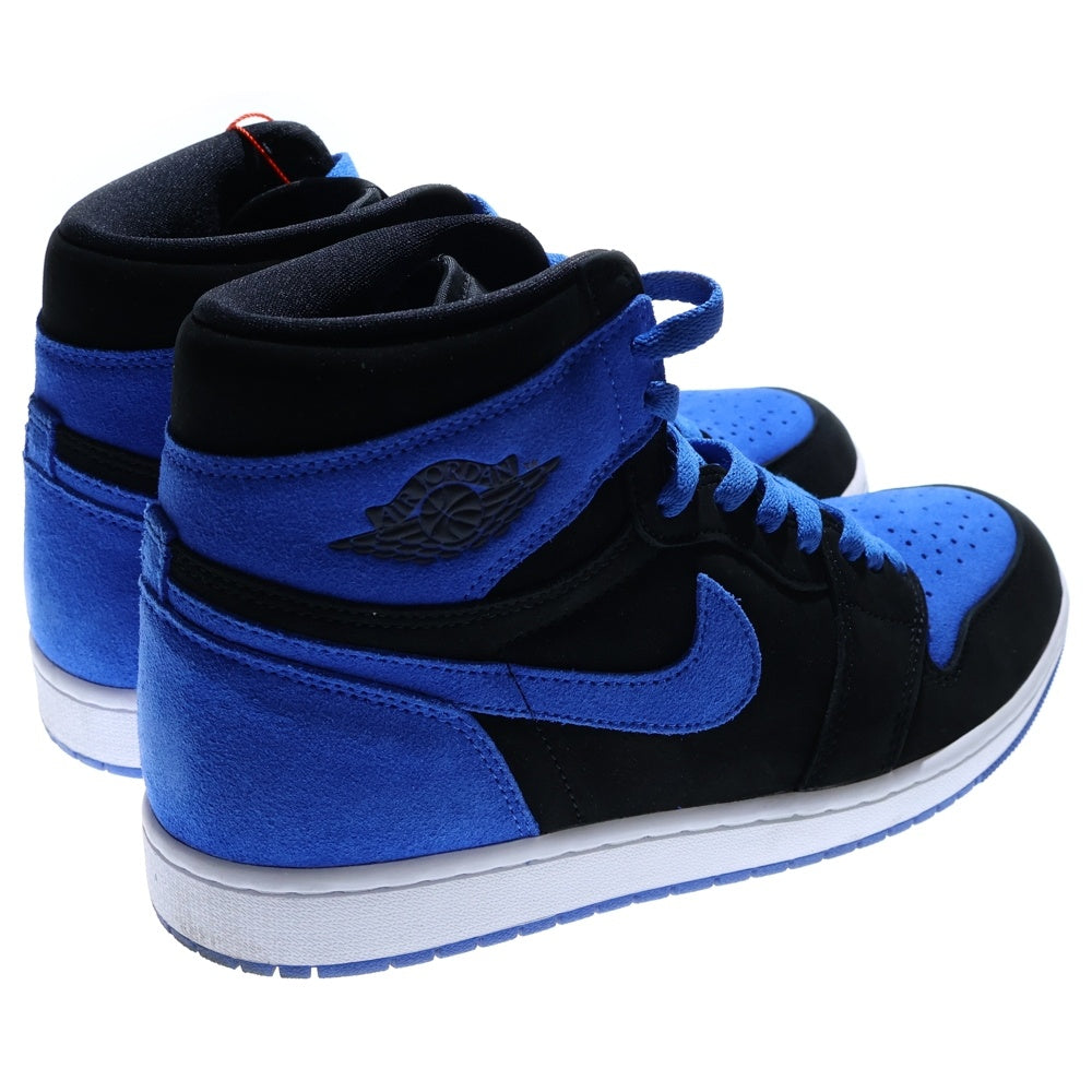 NIKE(ナイキ) AIR JORDAN 1 RETRO HIGH OG ROYAL REIMAGINED DZ5485-042 エアジョーダン1 レトロ ロイヤル リイマジンド ハイカットスニーカー US10.5/28.5cm ブラック/ブルー
