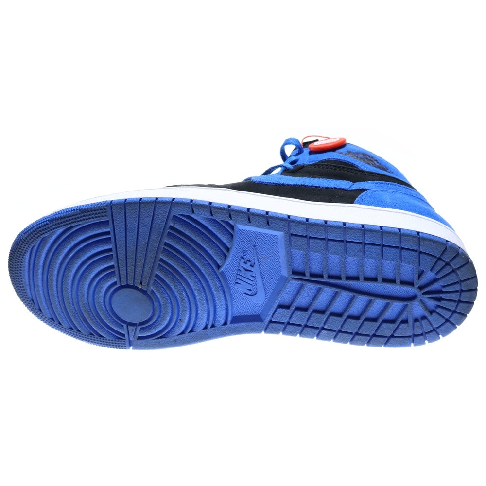 NIKE(ナイキ) AIR JORDAN 1 RETRO HIGH OG ROYAL REIMAGINED DZ5485-042 エアジョーダン1 レトロ ロイヤル リイマジンド ハイカットスニーカー US10.5/28.5cm ブラック/ブルー