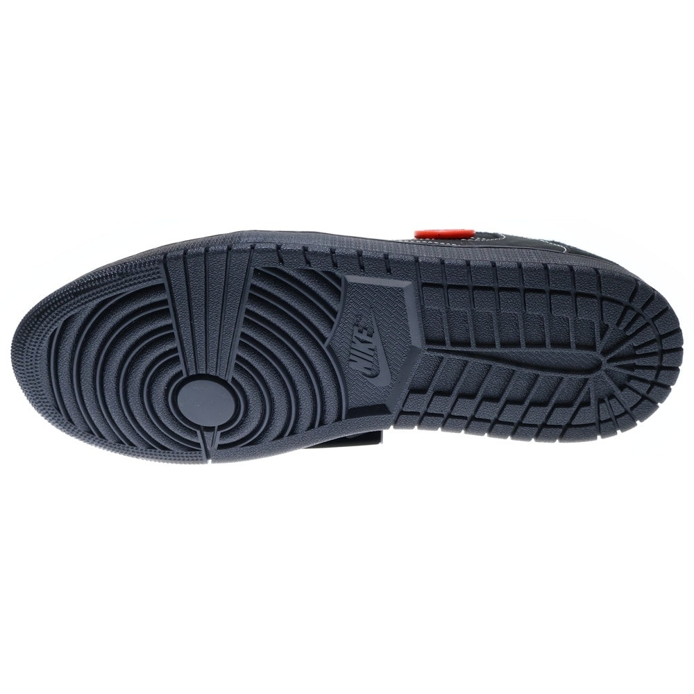 NIKE(ナイキ) ×TRAVIS SCOTT AIR JORDAN 1 LOW OG SP BLACK PHANTOM DM7866-001 エアジョーダン1 ブラックファントム ローカットスニーカー US11/29.0cm ブラック