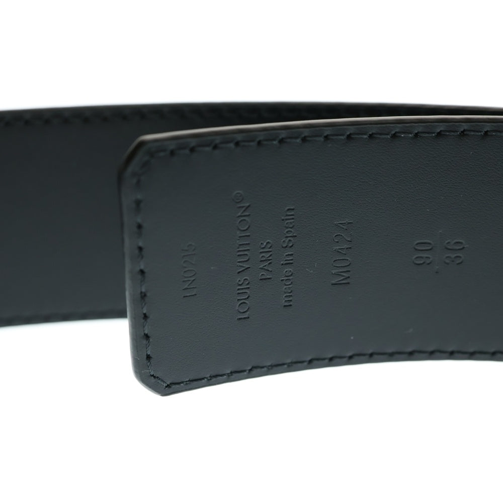 LOUIS VUITTON(ルイヴィトン) LVアエログラム M0425 90/36 レザー ベルト ブラック