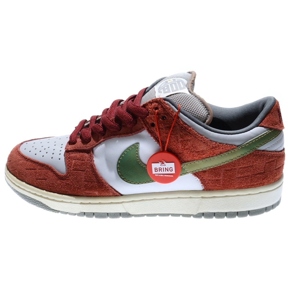 NIKE SB(ナイキエスビー) 観賞用 2004年製 DUNK LOW PRO SHANGHAI 304292‐112 ダンク ロー プロ 上海 ローカットスニーカー レッド US9/27.0cm