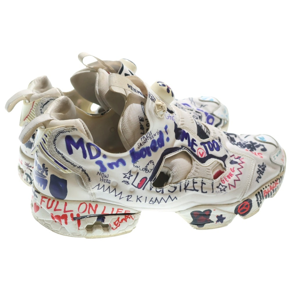 VETEMENTS(ヴェトモン) 17SS ×Reebok INSTAPUMP FURY BS7031 リーボック インスタポンプフューリー ローカットスニーカー マルチ US9.5/27.5cm