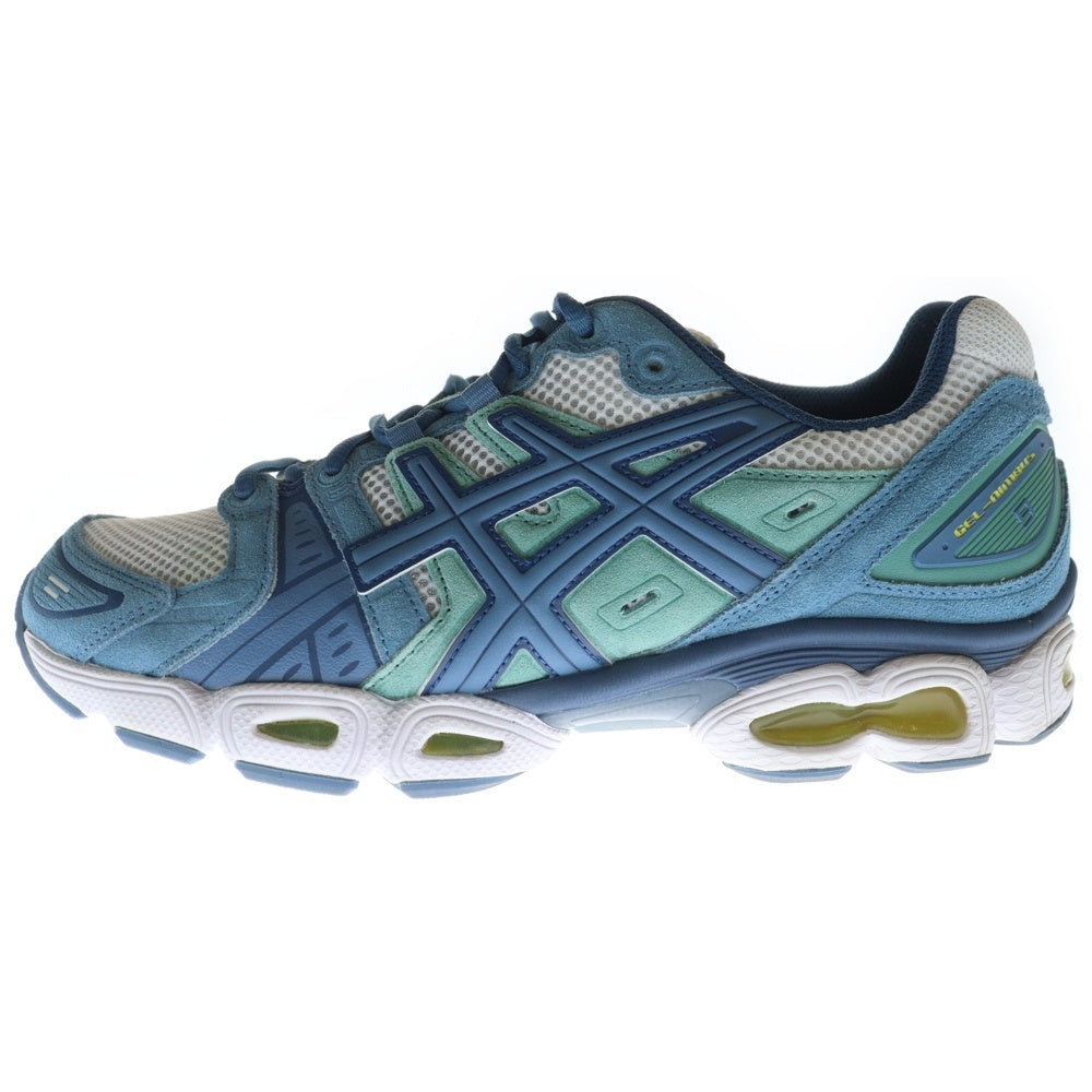 ASICS(アシックス) GEL-NIMBUS 9 1201A584-101 ゲルニンバス9 メッシュ ローカットスニーカー US10/28.0cm ブルー/ホワイト