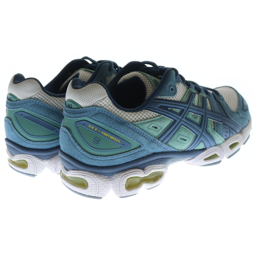 ASICS(アシックス) GEL-NIMBUS 9 1201A584-101 ゲルニンバス9 メッシュ ローカットスニーカー US10/28.0cm ブルー/ホワイト