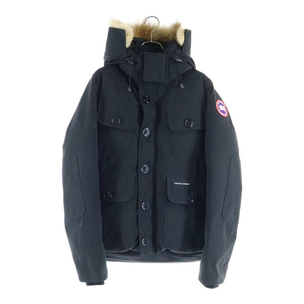 CANADA GOOSE(カナダグース) ラッセルパーカ フードファー ダウンジャケット ブラック 2301JM