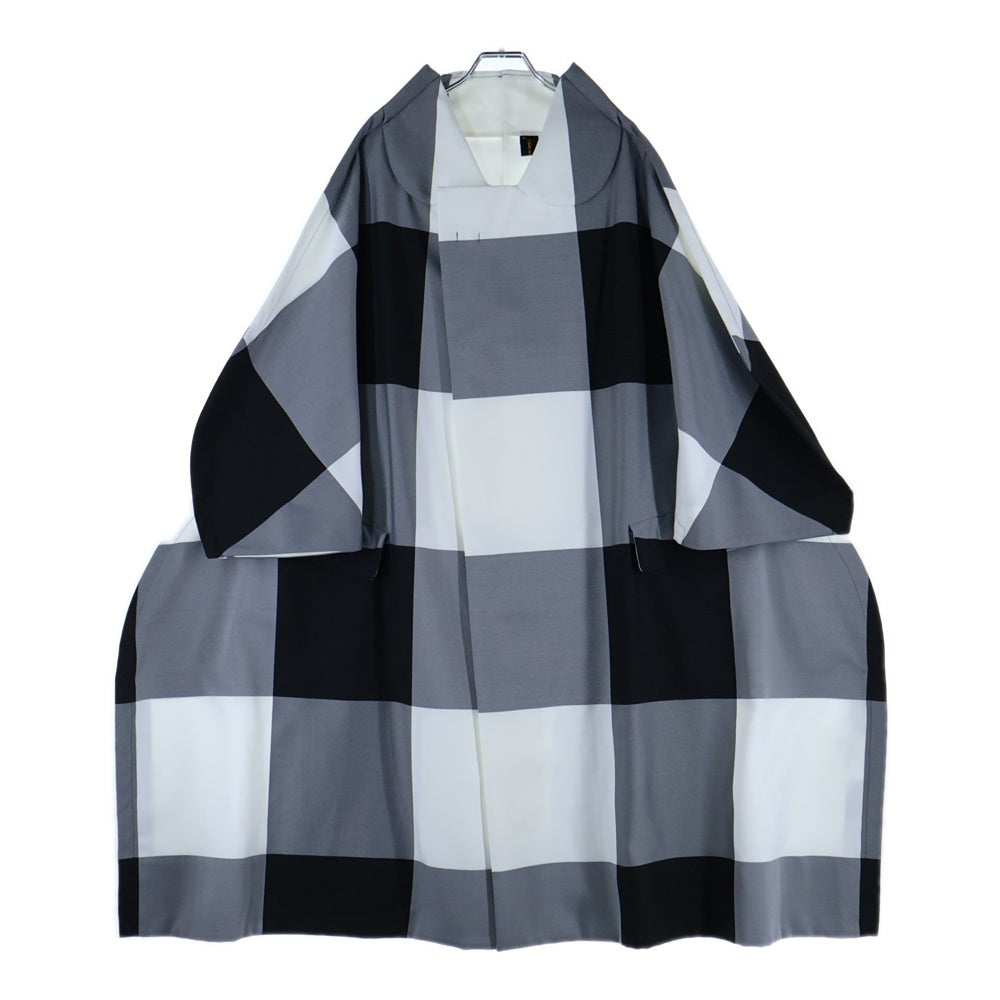 COMME des GARCONS(コムデギャルソン) 22SS ブロックチェック二次元コート ブラック/ホワイト GI-C001