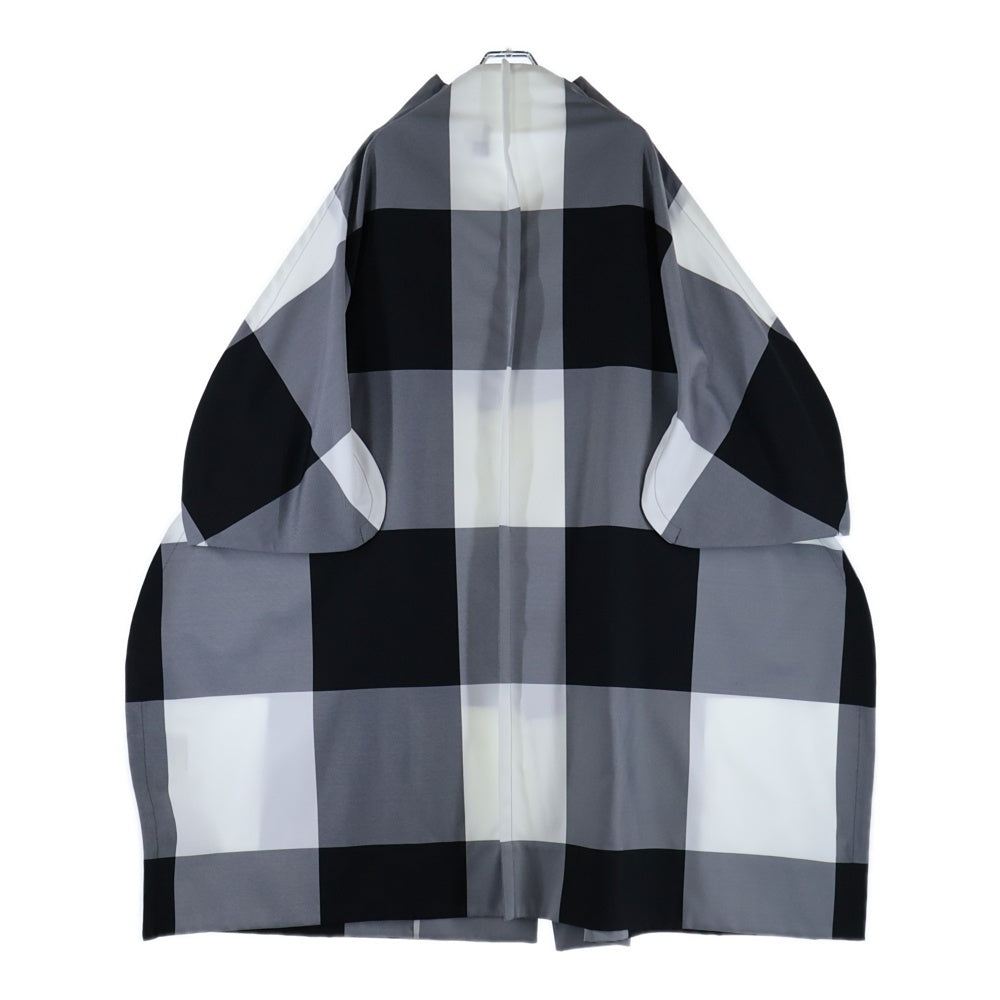 COMME des GARCONS(コムデギャルソン) 22SS ブロックチェック二次元コート ブラック/ホワイト GI-C001