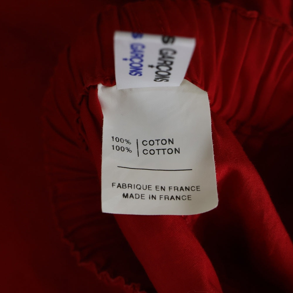 COMME des GARCONS COMME des GARCONS(コムデギャルソンコムデギャルソン) コットン イージーパンツ ボトムス レッド S13P005