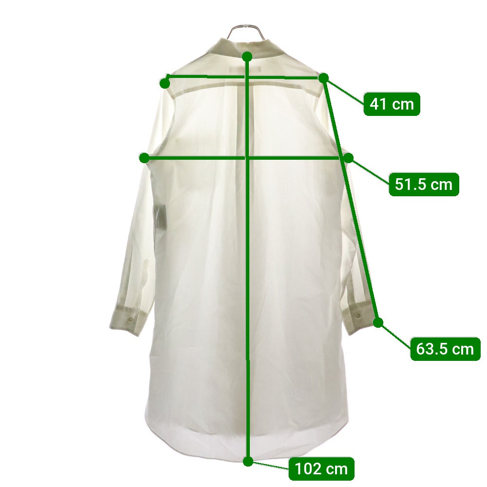 COMME des GARCONS(コムデギャルソン) 18SS 総柄 長袖シースルーシャツ マルチ レディース GA-B010