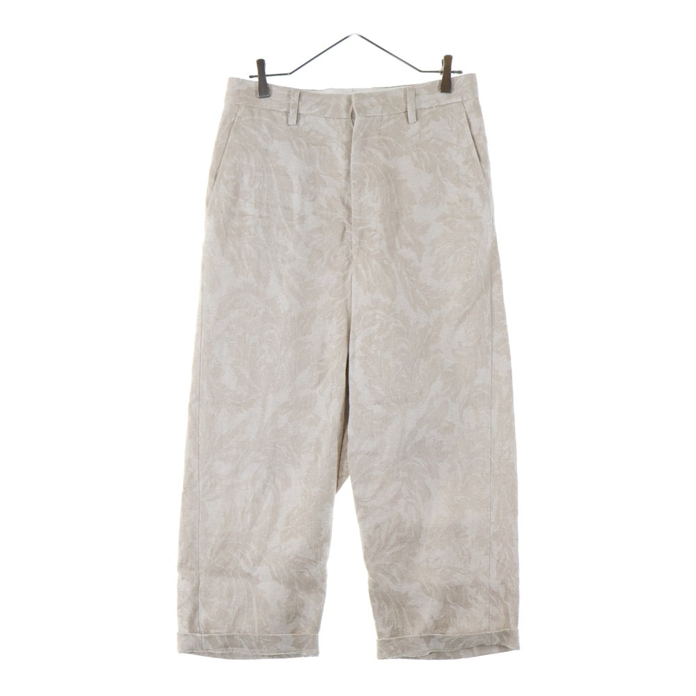 JUNYA WATANABE COMME des GARCONS(ジュンヤワタナベ コムデギャルソン) 19SS ボタニカルジャガードリネンパンツ ベージュ JC-P011