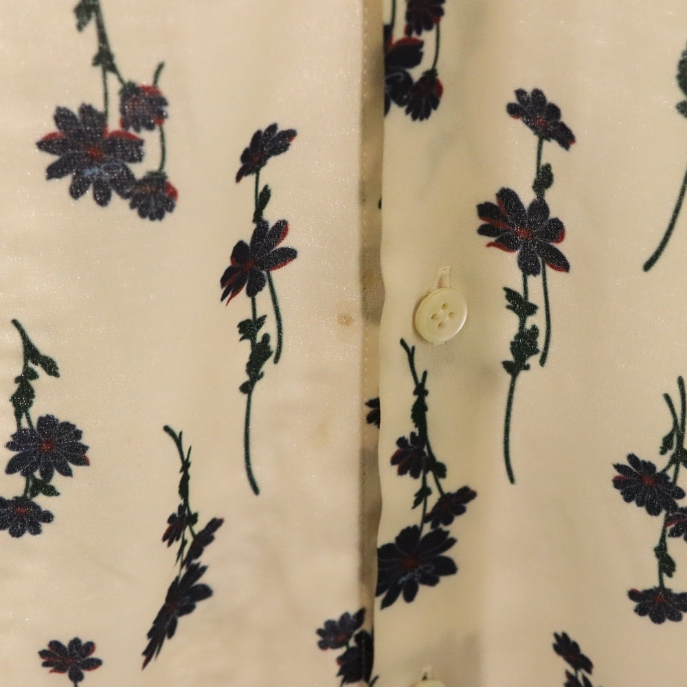 SueUNDERCOVER(スーアンダーカバー) 素材切替 花柄 チェック 長袖シャツ ブラウス マルチ レディース SUV1402-1