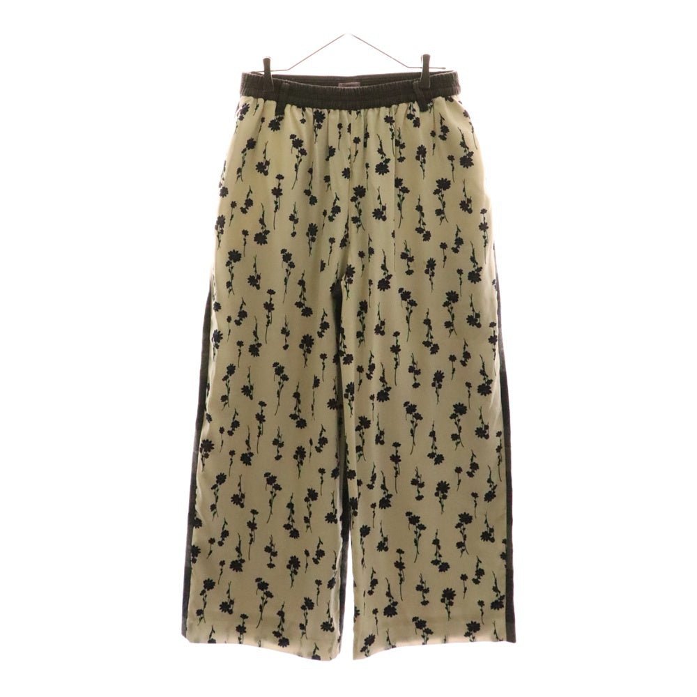 SueUNDERCOVER(スーアンダーカバー) 素材切替 花柄 チェック スラックス パンツ マルチ レディース SUV1504-1