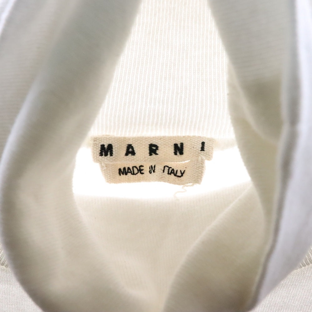 MARNI(マルニ) 20SS タートルネック 長袖Tシャツ カットソー ホワイト HUMU0126S0 S23577