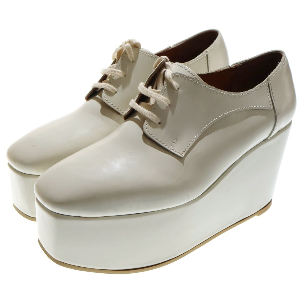 JUNYA WATANABE COMME des GARCONS(ジュンヤワタナベ コムデギャルソン) 厚底パンプス シューズ レディース ホワイト