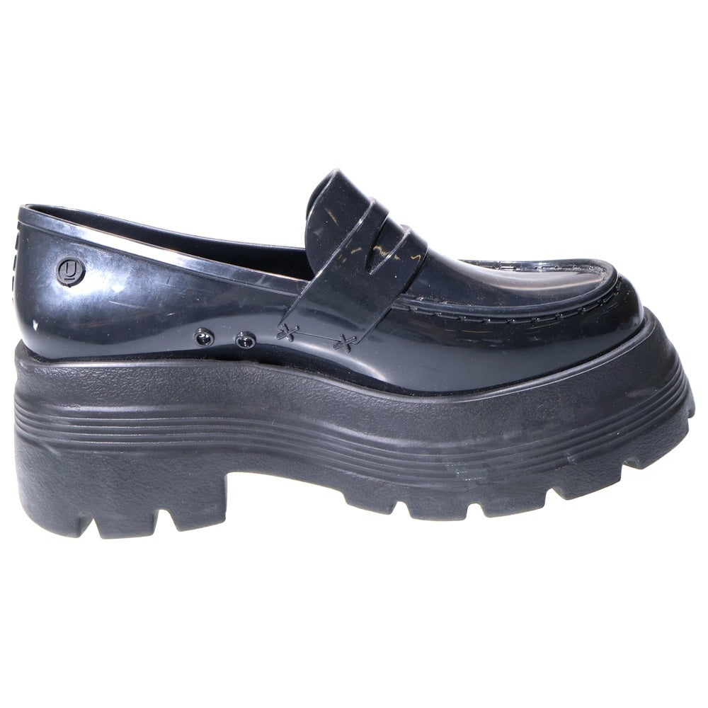 UNDERCOVER(アンダーカバー) ×MELISSA メリッサ ラバー 厚底 ローファー ブラック レディース