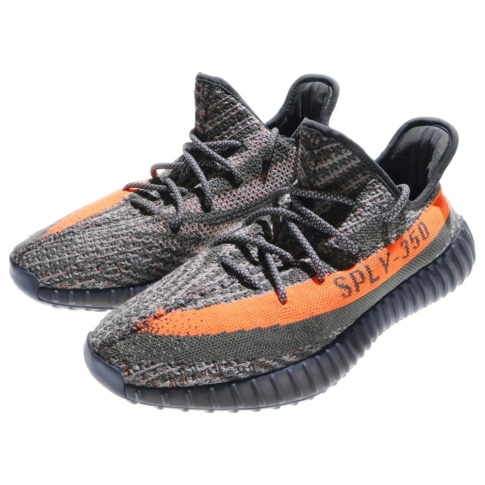adidas(アディダス) YEEZY BOOST 350 V2 CABON BELUGA HQ7045 イージーブースト カーボン ベルーガ ローカットスニーカー US11/29.0cm グレー/オレンジ