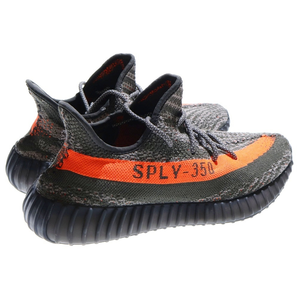 adidas(アディダス) YEEZY BOOST 350 V2 CABON BELUGA HQ7045 イージーブースト カーボン ベルーガ ローカットスニーカー US11/29.0cm グレー/オレンジ