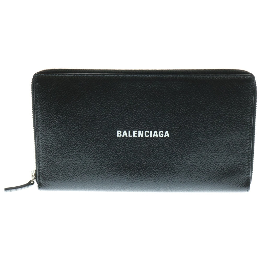 BALENCIAGA(バレンシアガ) キャッシュ コンチネンタル ラウンドファスナー ウォレット 長財布 ブラック 594317