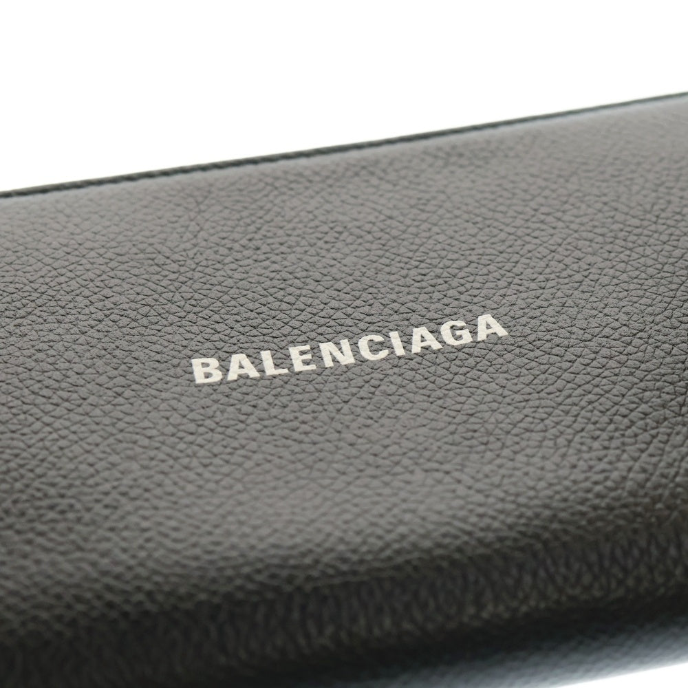 美品 バレンシアガ エブリデイ コンチネンタル 長財布 ラウンドファスナー BALENCIAGA(バレンシアガ) キャッシュ コンチネンタル ラウンド