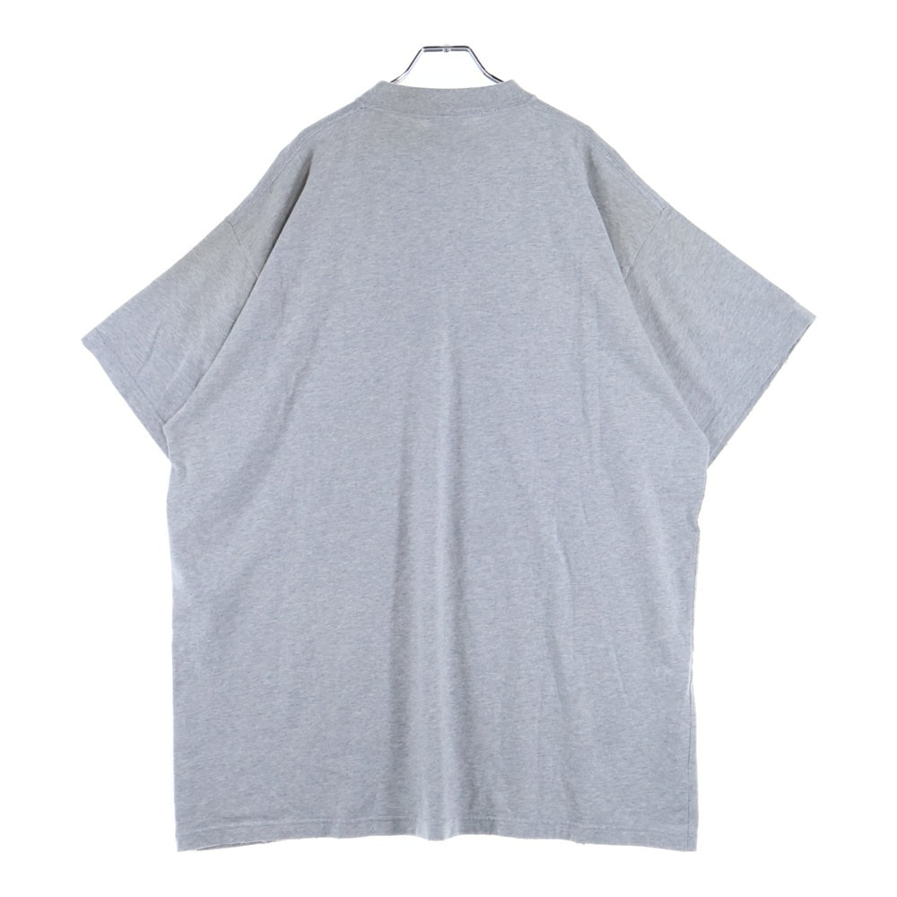 BALENCIAGA(バレンシアガ) 23SS BE KIND BERLIN OVERSIZED T-SHIRT 739028 TPVD5 ビーカインド ロゴオーバーサイズ半袖Tシャツ カットソー グレー
