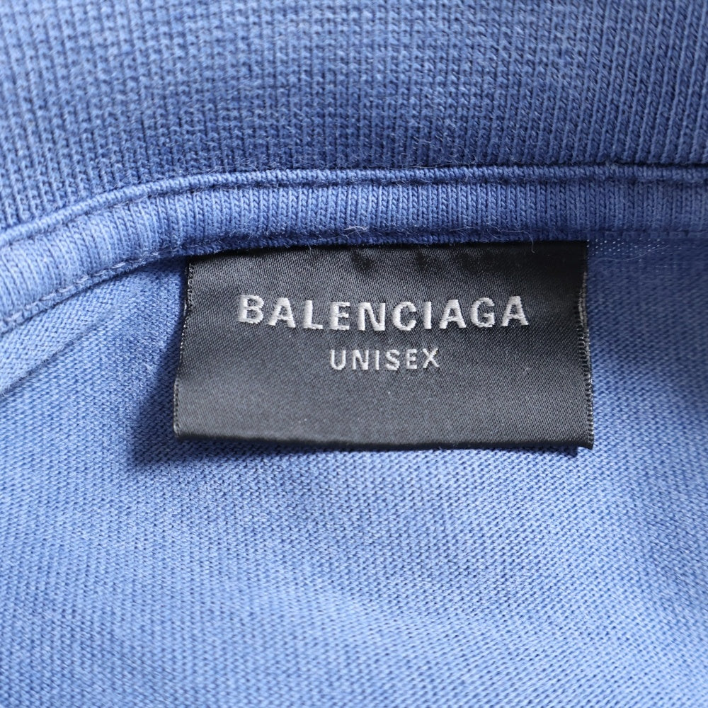 BALENCIAGA(バレンシアガ) 23AW LAYERED SPORTS LOGO TEE 739028 TPVF2 レイヤード スポーツ ロゴT 半袖Tシャツカットソー ネイビー