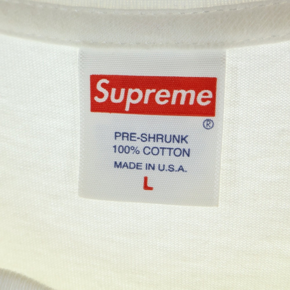 SUPREME(シュプリーム) 20AW Cross Box Logo Tee クロス ボックス ロゴ クルーネック カットソー 半袖Tシャツ ホワイト
