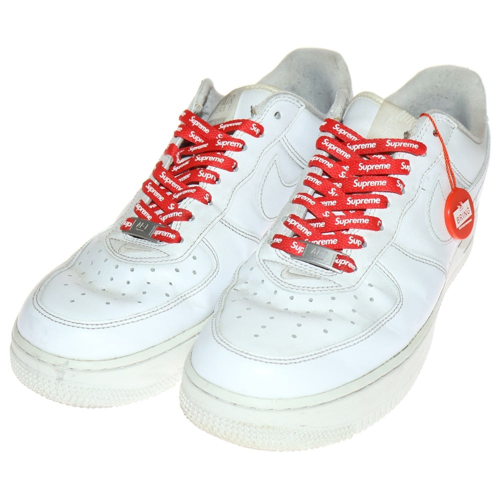 NIKE(ナイキ) ×SUPREME AIR FORCE 1 LOW CU9225-100 シュプリーム エア フォース 1 ローカットスニーカー ホワイト US9.5/27.5cm