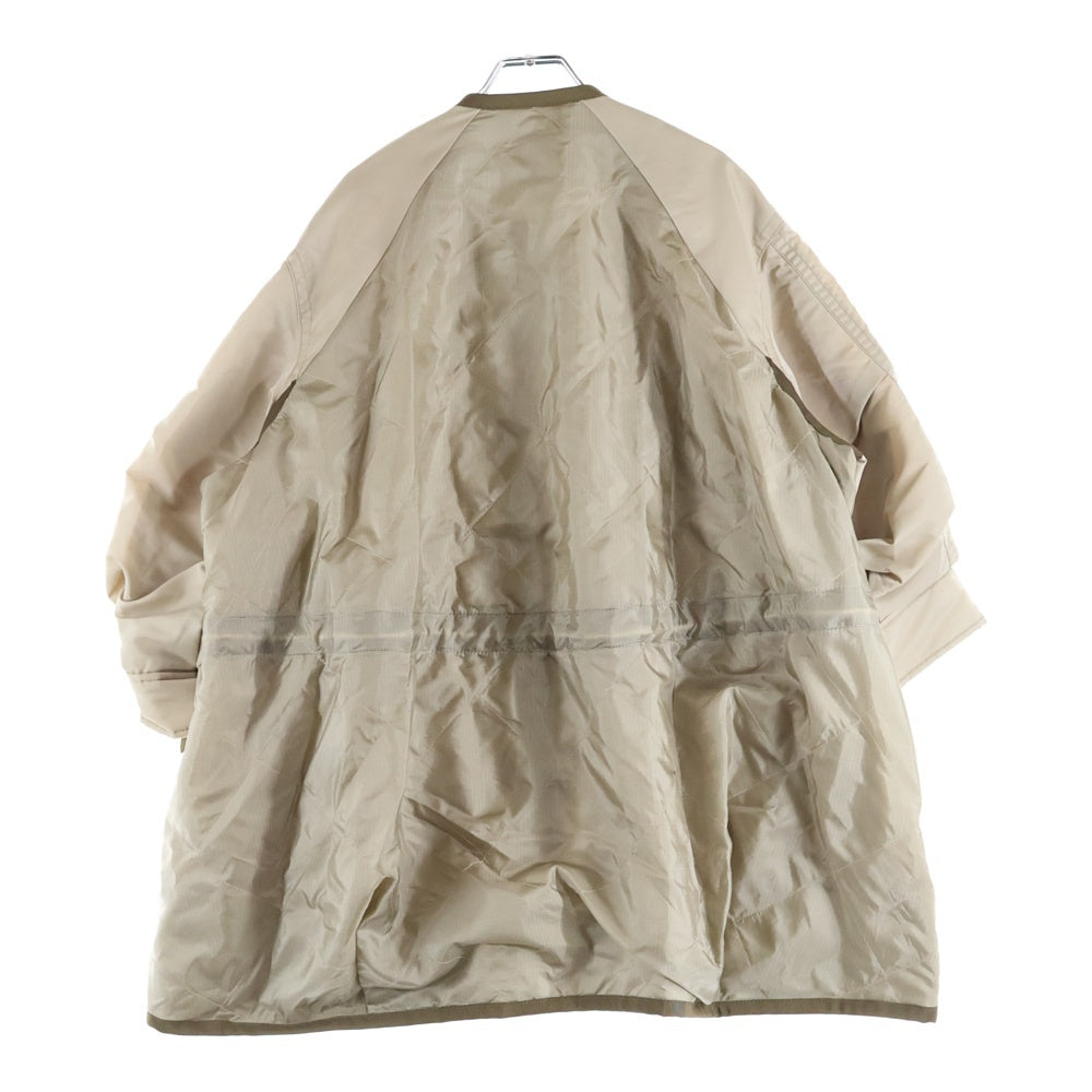 Sacai(サカイ) Quilted Blouson 22-06066 キルティング ジップアップ ジャケット ブルゾン ベージュ レディース