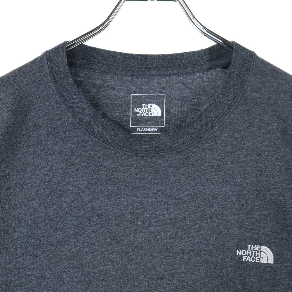 THE NORTH FACE(ザノースフェイス) 25SS フラッシュドライヌプシコットンティー 半袖Tシャツ グレー NT32536
