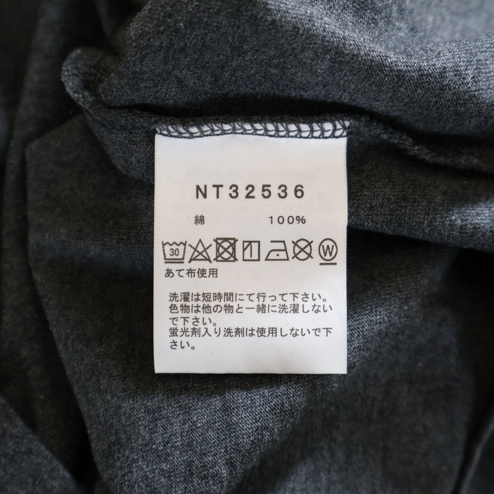 THE NORTH FACE(ザノースフェイス) 25SS フラッシュドライヌプシコットンティー 半袖Tシャツ グレー NT32536