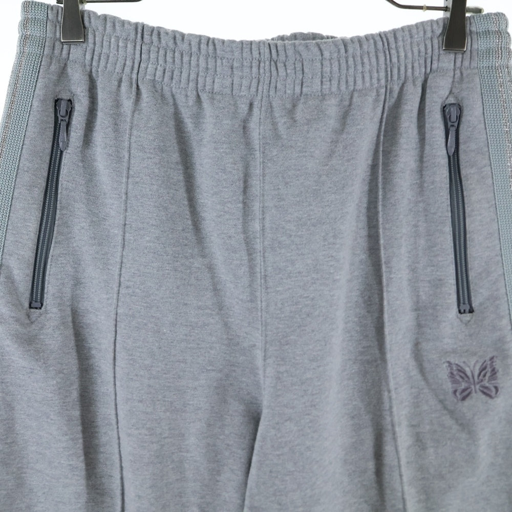 Needles(ニードルス) ロゴ刺繍 サイドライン トラックパンツ グレー PU1579