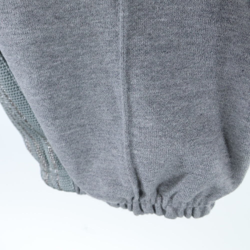 Needles(ニードルス) ロゴ刺繍 サイドライン トラックパンツ グレー PU1579