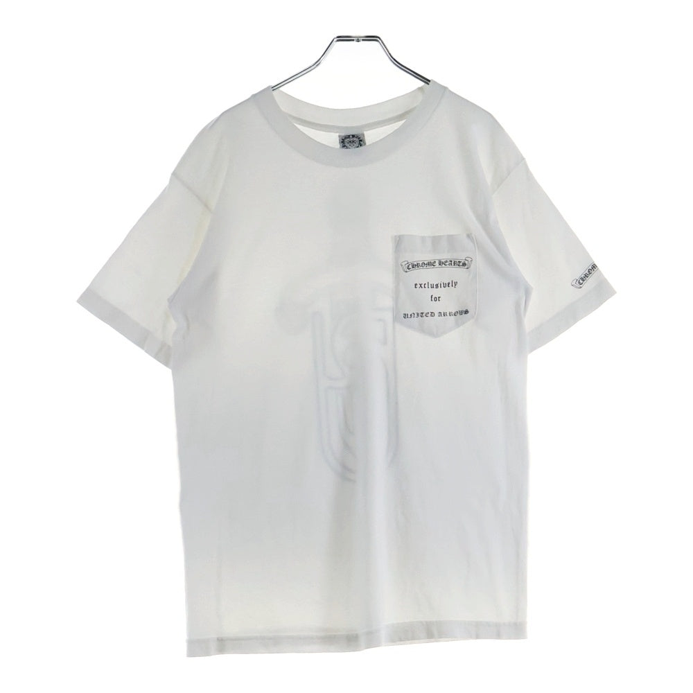 CHROME HEARTS(クロムハーツ) OLD United Arrows exclusive ユナイテッドアローズ 別注 クルーネック半袖Tシャツカットソー ホワイト