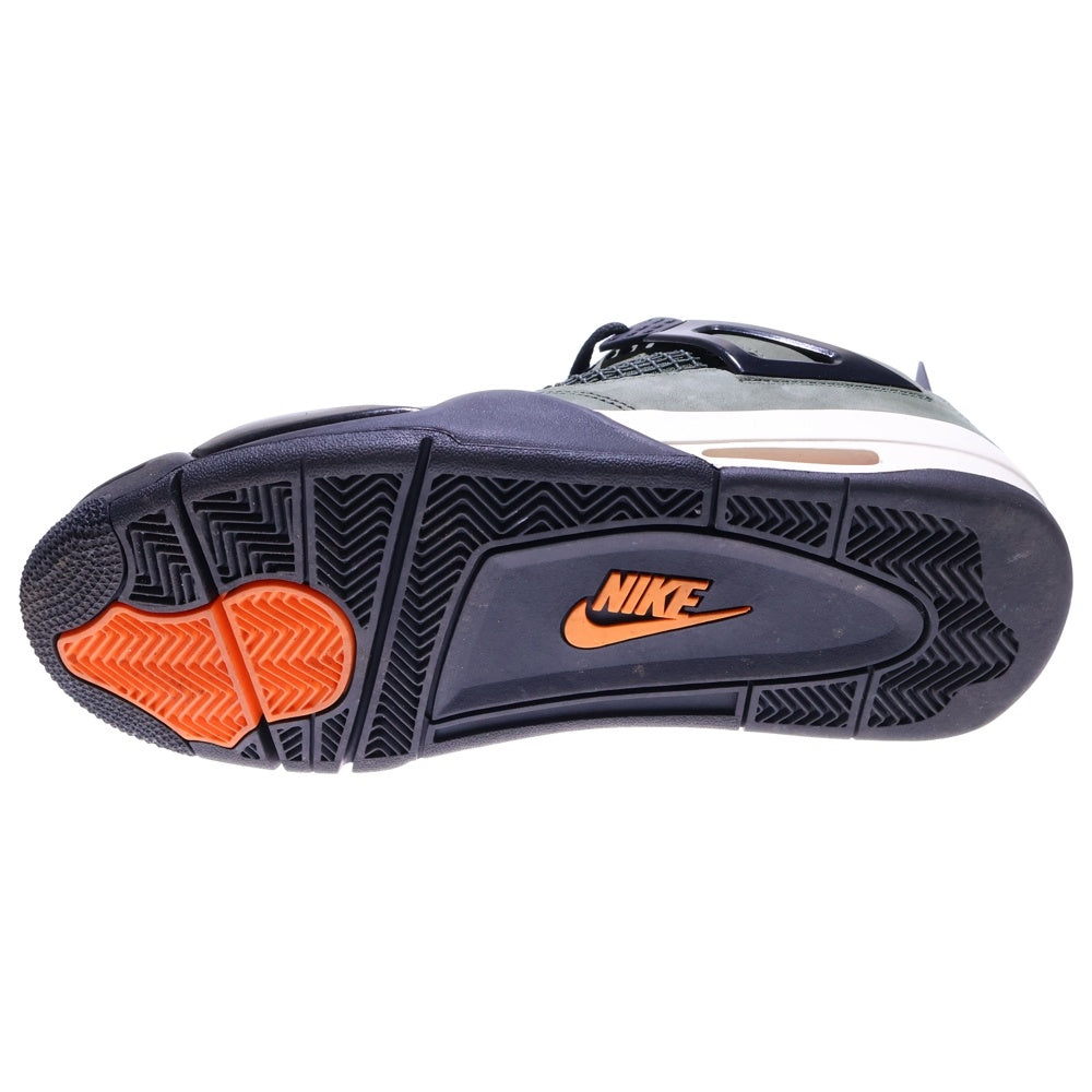 NIKE(ナイキ) ×UNDEFEATED AIR JORDAN 4 RETRO IB1519-200 アンディフィーテッド エアジョーダン4 レトロ ハイカットスニーカー US9.5/27.5cm カーキ