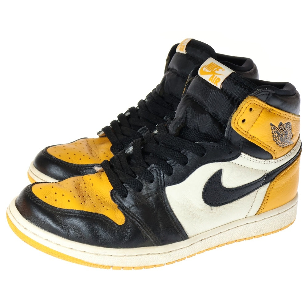 NIKE(ナイキ) AIR JORDAN 1 RETRO HIGH OG TAXI 555088-711 エアジョーダン 1 レトロ タクシー ハイカットスニーカー US9.5/27.5cm イエロー/ブラック