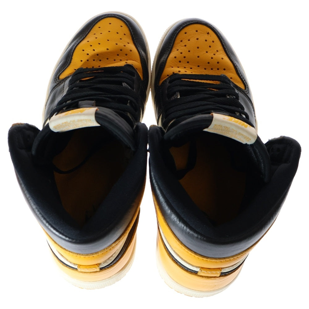 NIKE(ナイキ) AIR JORDAN 1 RETRO HIGH OG TAXI 555088-711 エアジョーダン 1 レトロ タクシー ハイカットスニーカー US9.5/27.5cm イエロー/ブラック