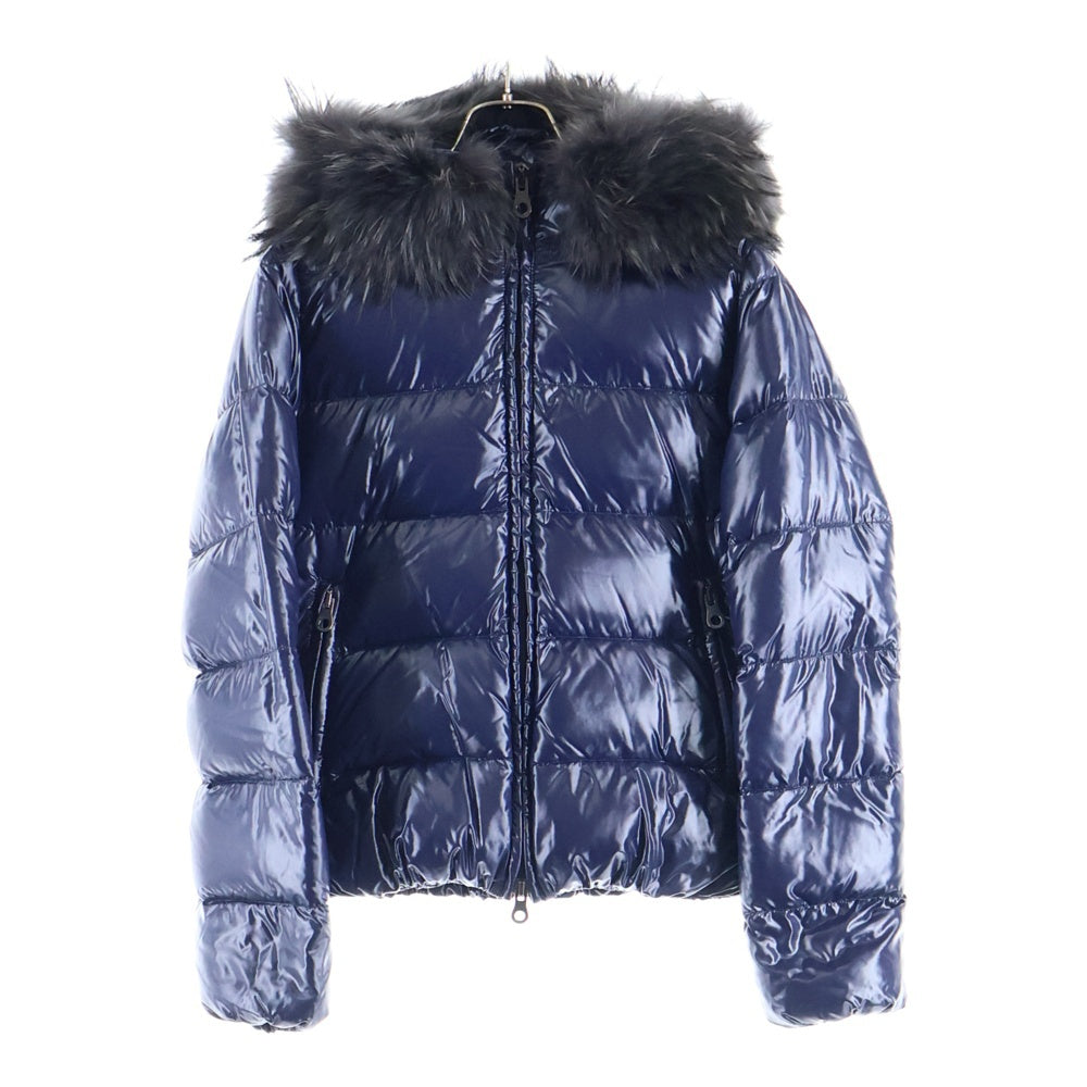 DUVETICA(デュベティカ) ADHARA アダラ ラクーンファー ダウンジャケット レディース ネイビーMFG-1035R