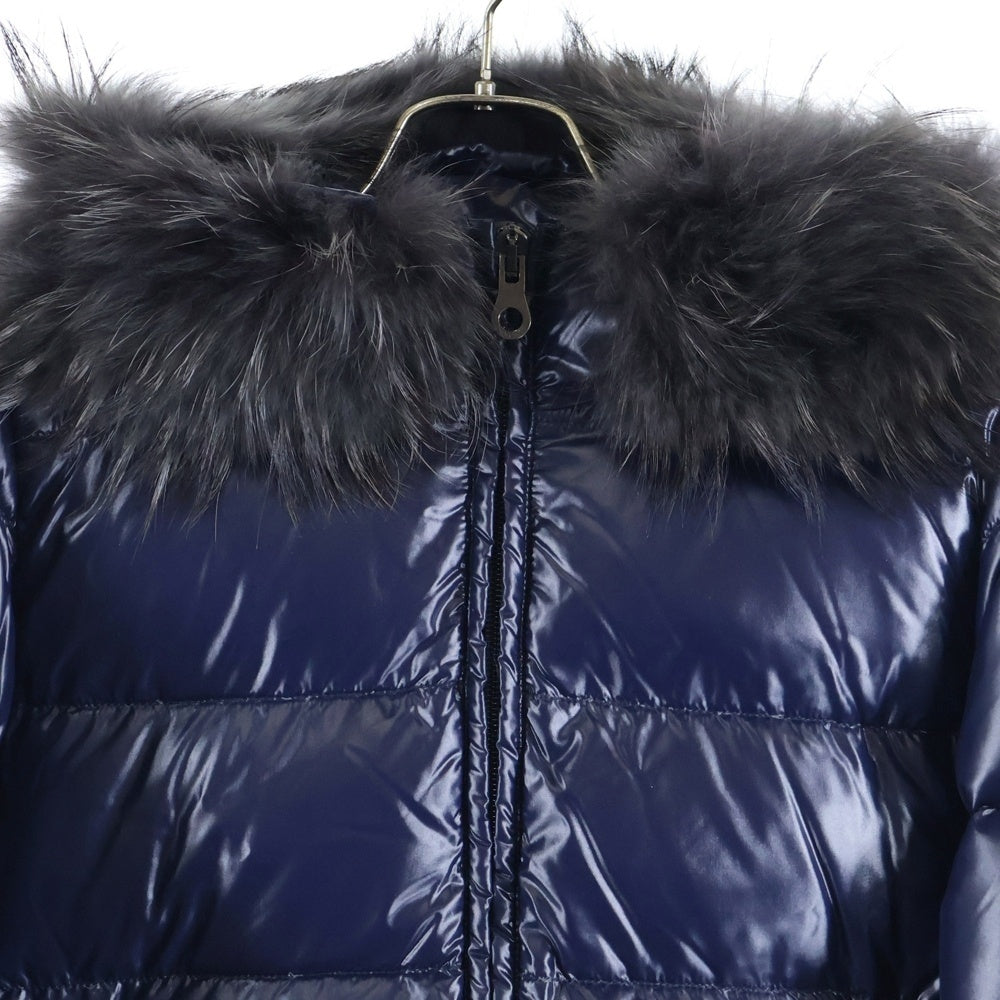 DUVETICA(デュベティカ) ADHARA アダラ ラクーンファー ダウンジャケット レディース ネイビーMFG-1035R