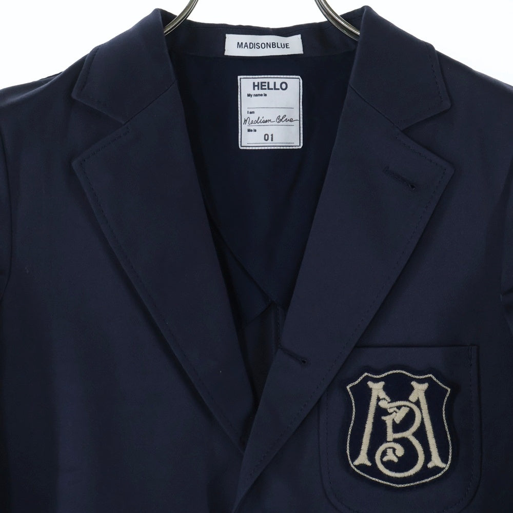 MADISONBLUE(マディソンブルー) BERKLEE S3B BLAZER MB999-1706 ブレザー テーラードジャケット ネイビー