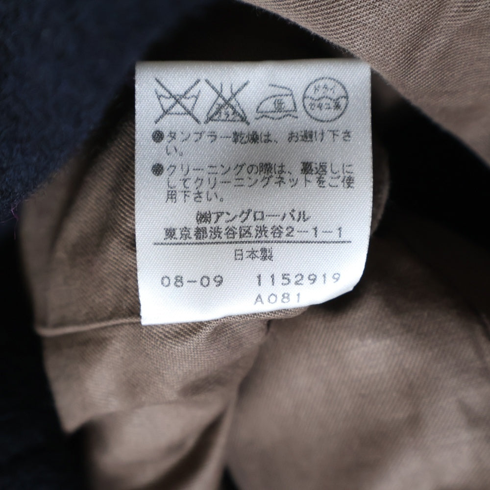 MARGARET HOWELL(マーガレットハウエル) ウール ピーコート ネイビー レディース 578-212805