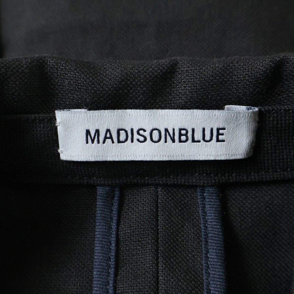 MADISONBLUE(マディソンブルー) コットンリネン テーラードジャケット ブラウン MB211-1009
